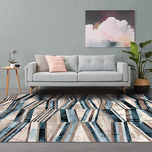 Tapis de chambre lavable à la main MU au style simple