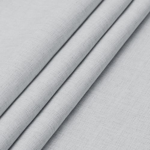 Easy-Going Faux Linen Waterproof Spill-Proof Tablecloth Stain Resistant Round Table Cloth Wrinkle Free Decorative Fabric for Kitchen, Dining, Party, Weddings, Restaurants (70 in-Round, Grey) by Easy-Going - Used condition - Image 5