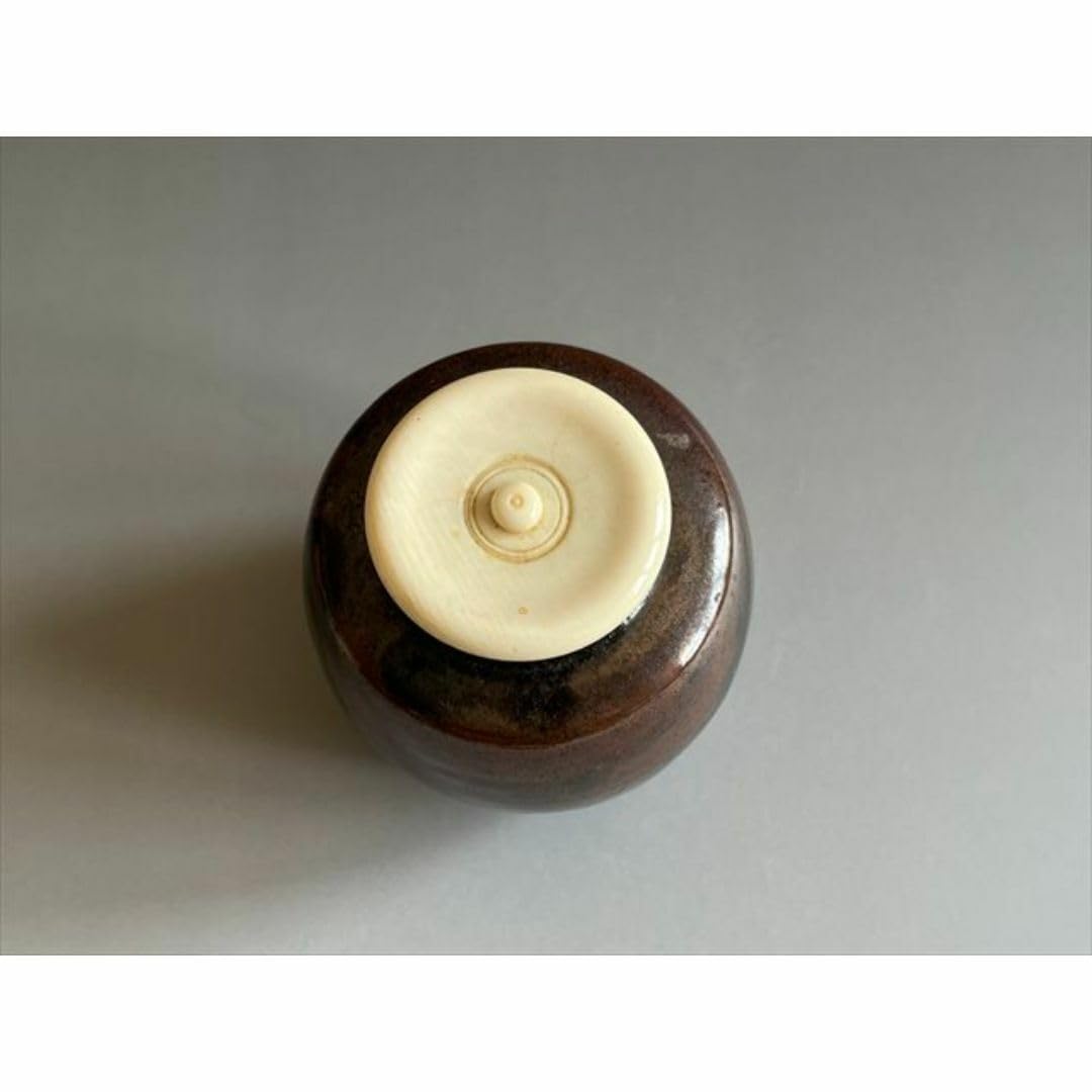 Amazon.co.jp: 勝龍寺窯 乾伸行造 肩衝茶入 : おもちゃ 