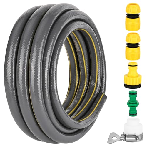 Gartenschlauch 5m Wasserschlauch Garten 1/2 zoll - Flexibler Schlauch UV-beständige Bewässerungsschlauch Knickschutz Wasser Schlauch für Innen Außenbereich Gartenschläuche für den Garten Gartenschlauch 5m Wasserschlauch Garten 1/2 zoll - Flexibler Schlauch UV-beständige Bewässerungsschlauch Knickschutz Wasser Schlauch für Innen Außenbereich Gartenschläuche für den Garten
