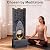 KAISOKU 46.5" H Large Indoor Water Fountains - Modern Rectangular with Sphere - Waterfall Fountain for Indoor or Outdoor with LED Lights and Pump for Deck, Patio, Porch, Garden, Yard Decor