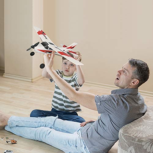 Rc Plane Remote Control Airplane 3 Channel With 2.4Ghz Radio Control 6 Axis Gyro, Durable Epp Foam, Easy & Ready To Fly For Beginners,Great Little Plane For Kids And Adults #TOP7