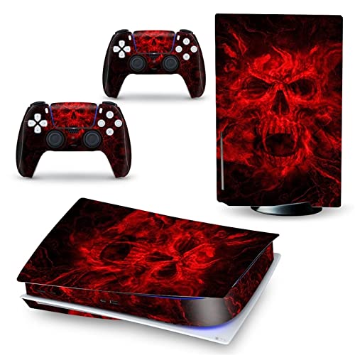 �ی� For PS5 Skin Disc Edition Anime Console And Controller Vinyl Cover Skins Wraps For PS5 Disc Version 28028 �C�A�Ȃ��A�c�����Ȃ�
