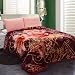 JML Heavy Warm Blanket, Plush Blankets King Size 85" x 95" - Korean Style, Crystal Velvet, Silky Soft, 9 Pounds, 2 Ply Printed, Wrinkle and Fade Resistant Hypoallergenic Raschel Fleece Blanket
