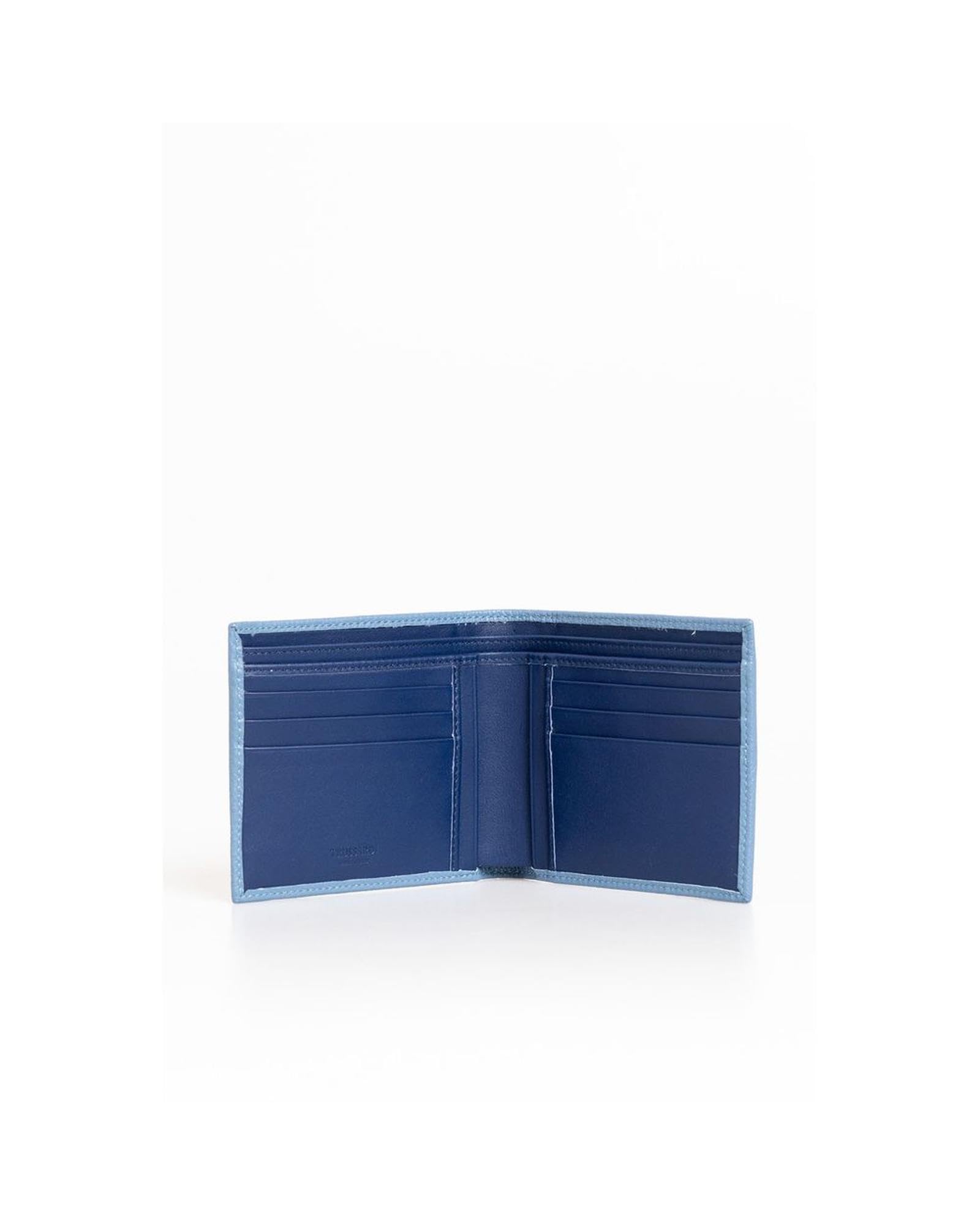 Trussardi Portfel Kredytowy Willer/Smooth Jolie Calf Leather Portmonetka, Męska, Czarny (Czarny), Jeden Rozmiar