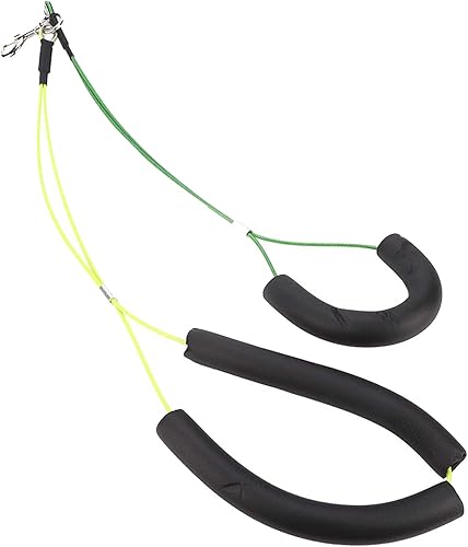 Miniatura 9 de Oumefar Correa ajustable de aseo para mascotas sin sentar Haunch Holder Restricción Lavado Gargantilla Perros Gatos Aseo Mesa Brazo (Amarillo+Verde)