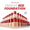 TIRTIR Mask Fit Red FoundationLong Lasting Flawless Coverage, Energy Essence, Lightweight, Hydrating, Pore-Blurring, Breathable Satin Finish, Makeup, Radiant Skin, #21N Ivory, 1.01 Fl Oz