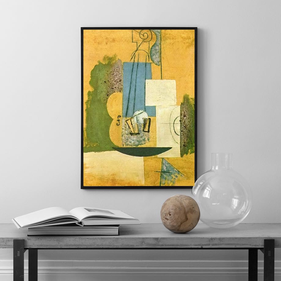 Amazon.co.jp: 有名なパブロ・ピカソのポスター《Violon》絵画