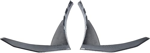 Miniatura 5 de NINTE Winglets de extensión divisores delanteros para Chevrolet Corvette C7 Z06 Z07 ABS pintados de fibra de carbono para parachoques delantero