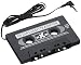 PLAY X STORE Universal Car Audio Cassette Adapter Car Connecting for Apple,ipod,mp3,samsung Black