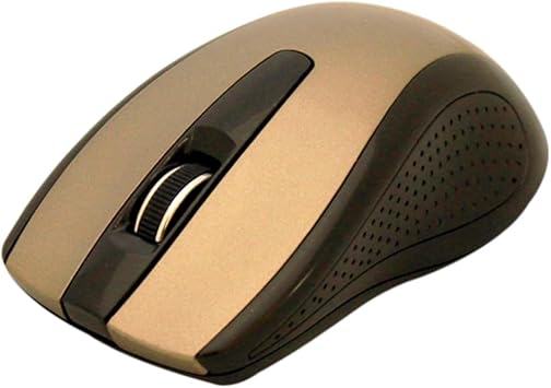 Goldtouch Wireless Mouse, Ambidextrous, Black/Gold, Mac, Windows, 2.4 GHz
