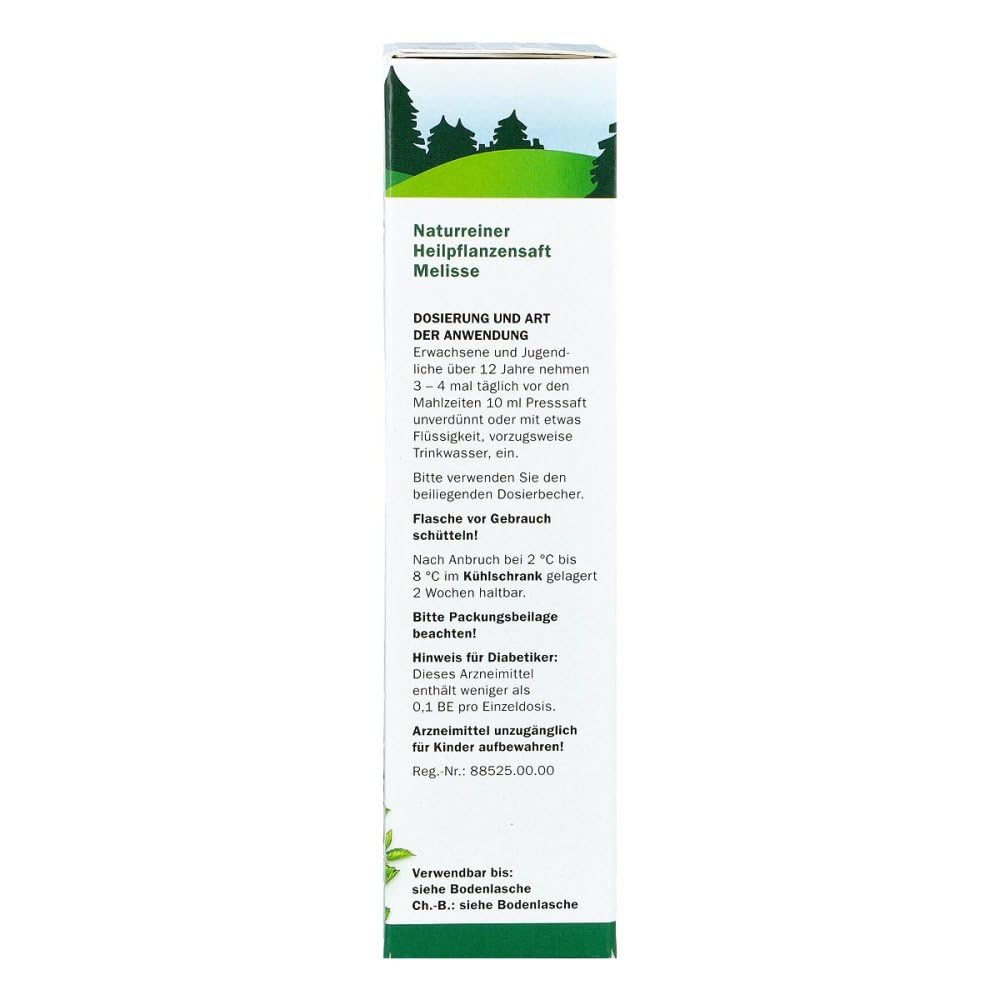 Schoenenberger Naturreiner Heilpflanzensaft Melisse, 200 ml Lösung