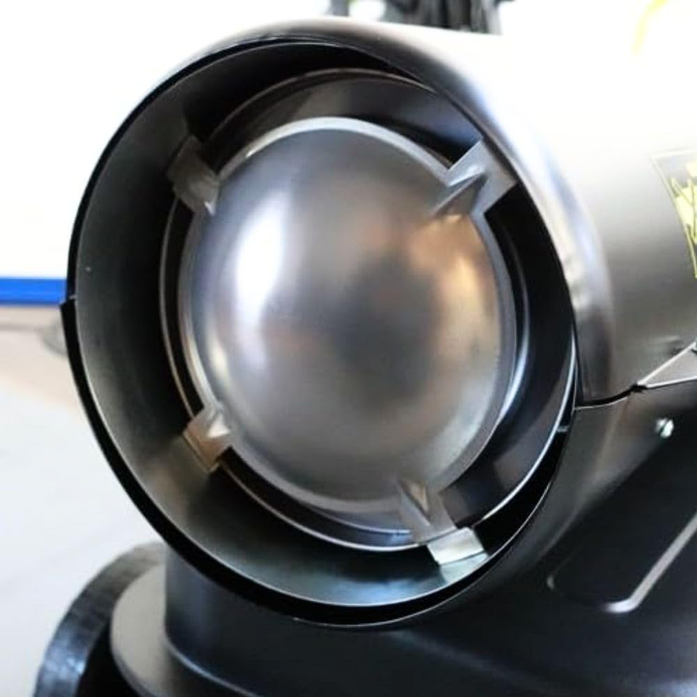 Cañón de calefacción JETZ BGO 50. Combustión directa. Generador de aire caliente - Potencia calorífica 50 kW - 43.058 kcal/h - Caudal de aire 1.100 m³/h. Trifásico.