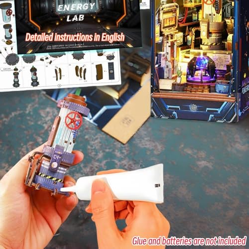 KingStora Sci-Fi Energy Lab Book Nook Kit thumbnail 4