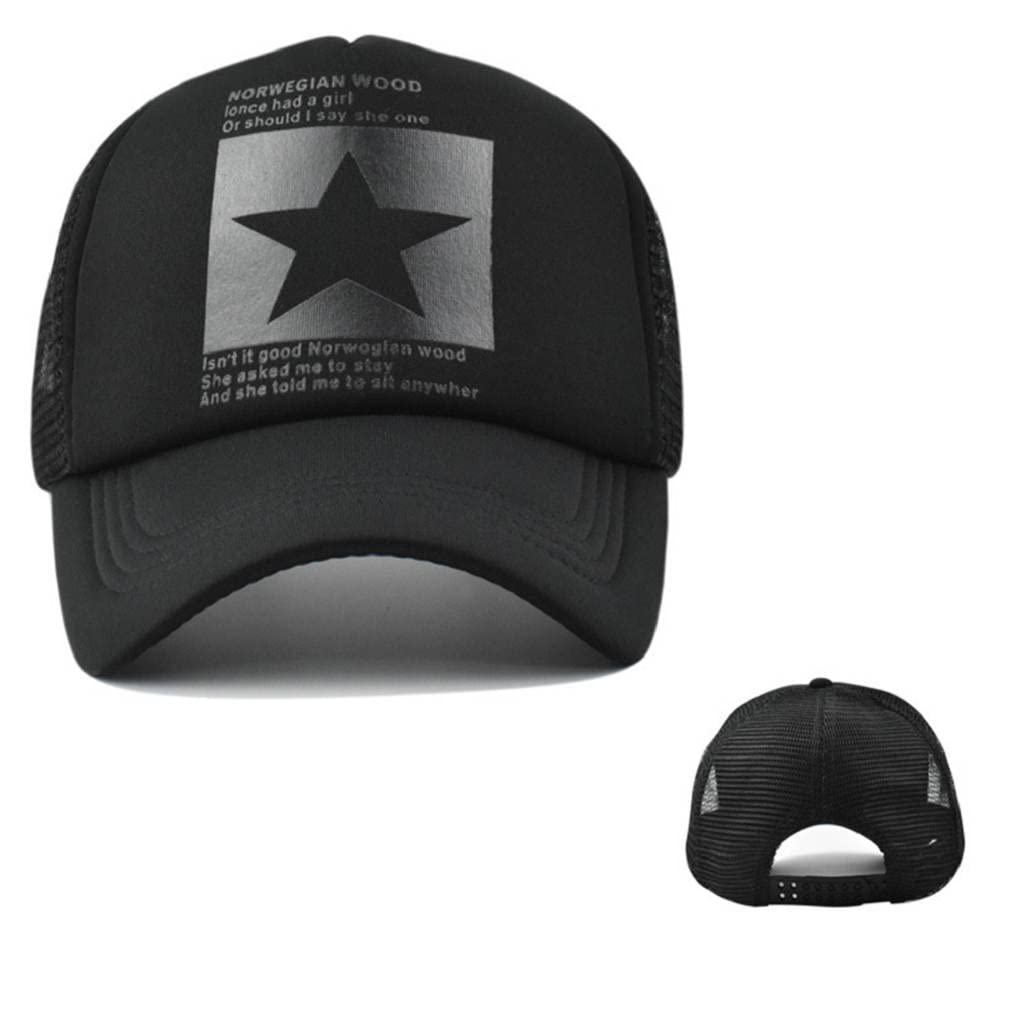 Cappellino con Visiera Estivo Ricamato Uomo Trucker cap Berretto da Baseball Cappellino da Baseball Uomo Estivo Ricamato Cappelli a Rete Unisex Traspirante Trucker Cappello