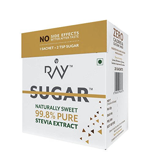 LB RAY No Sugar Liquid STEVIA Sachets - Natural Sugar Substitute - Keto Friendly - Zero Calories, Zero Glycemic Index - (100 X1ml) sachets