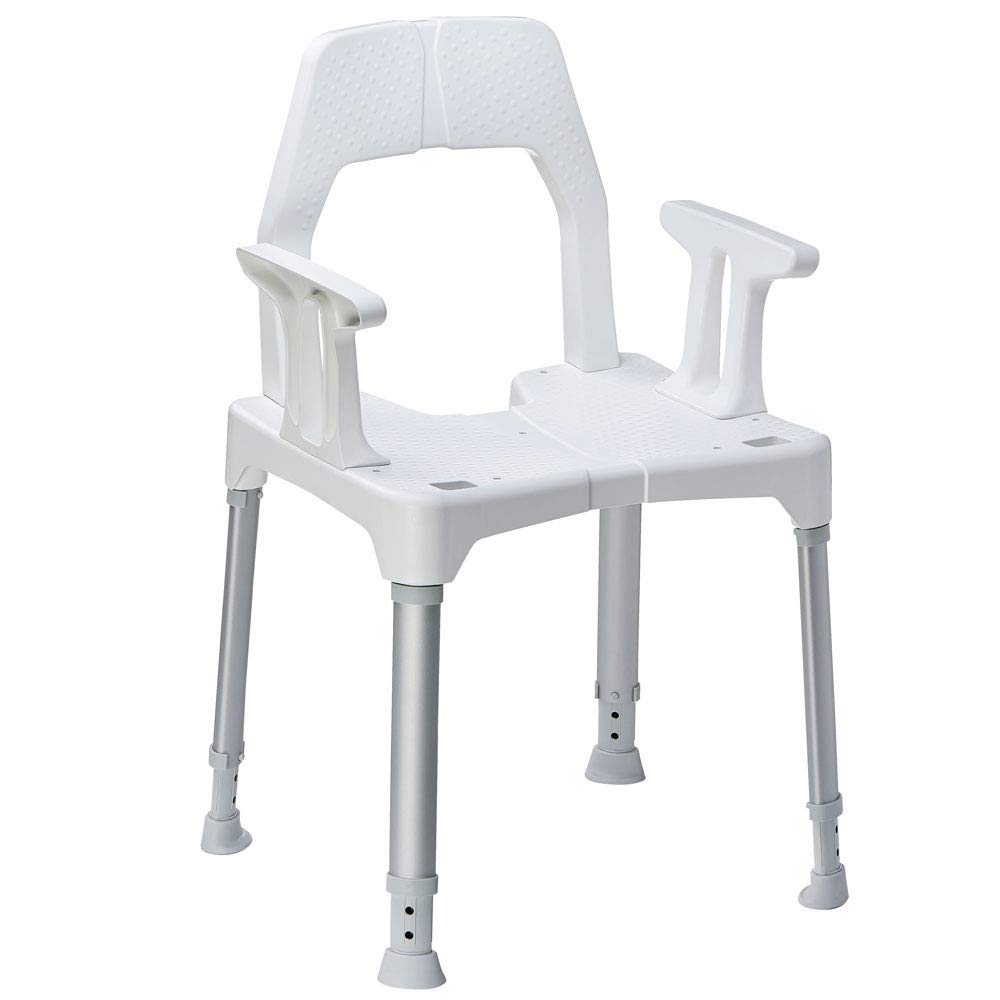 Dietz Tayo - Silla de ducha con respaldo y reposabrazos
