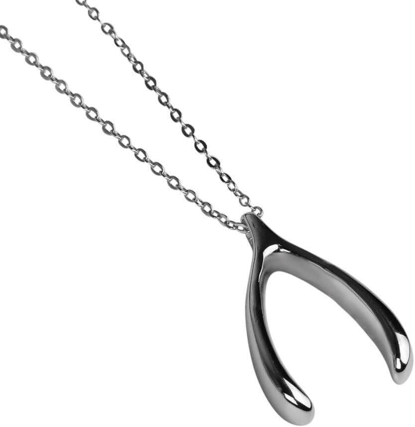 925 Sterling Silver Wishbone Pendant Necklace, Dainty 18" Chain, Genuine Good Luck Talisman - Image 7