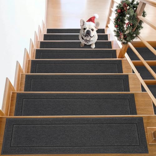 Non-Slip Stair Treads for Wooden Steps Indoor, 15 Pack 8