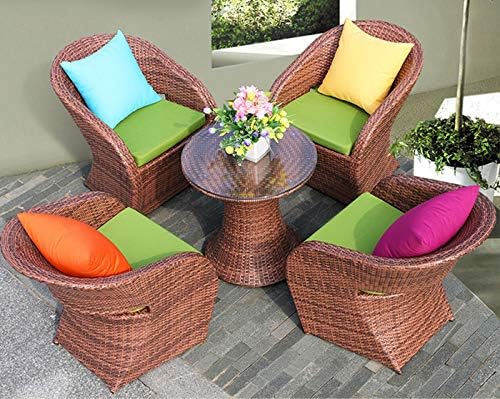 Augld 2Pack Outdoor/Indoor Throw Pillow Cover, Waterproof Solid Pillow Case Navy, 12"x20" - Image 4