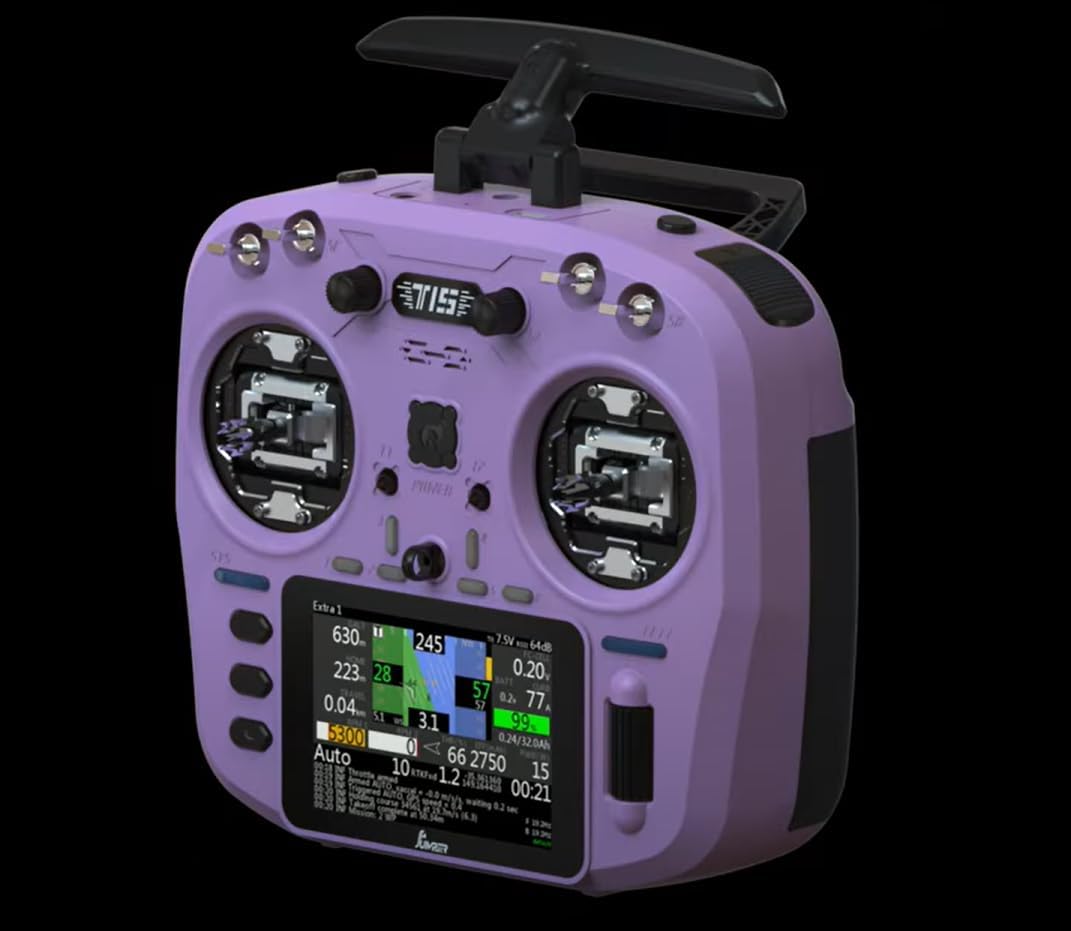 ARJSTY Jumper T15 2.4GHz VS-M Sensor Gimbals 3.6" HD Touch Color Screen ELRS EdgeTX ExpressLRS Radio Controller Purple
