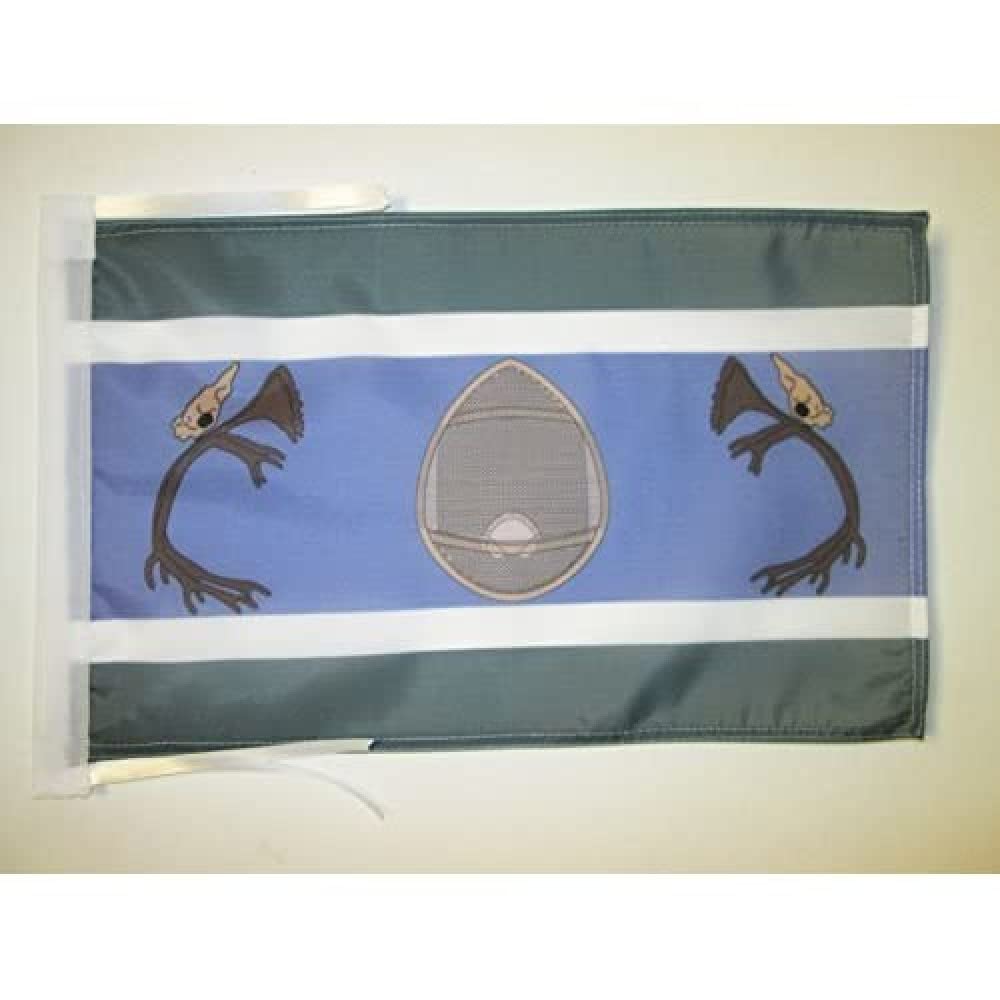 Iran Old Persia Flag 18'' x 12'' cords - Persian SMALL flags 30 x 45cm - Banner 18x12 in - AZ FLAG — view 1125