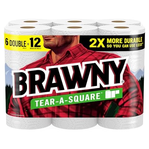 Brawny Tear-A-Square Paper Towels Cover