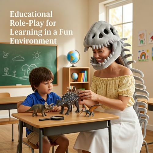 Disfraz de esqueleto de dinosaurio para niños miniatura 4