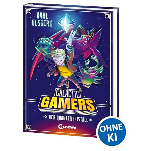 Galactic Gamers - Der Quantenkristall: Kinderbuch für Jungen und Mädchen ab 10 Jahre
