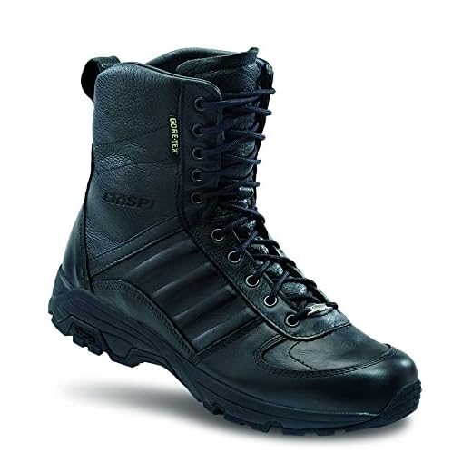 CRISPI - Botas para Hombre Negro Negro 42