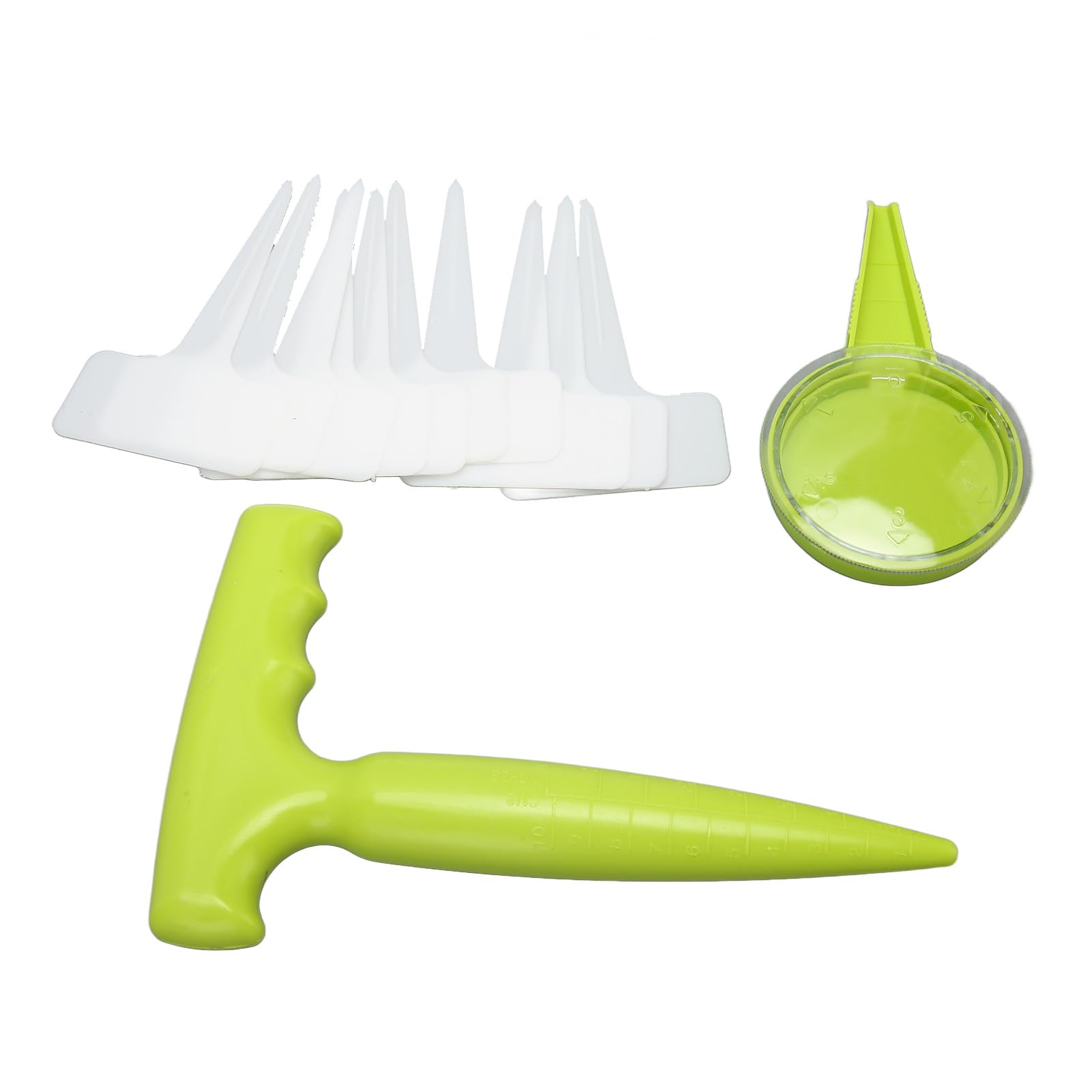 Dibber, Easy to Use Planting Seed Dispenser Set 12 Pieces Plastic Flower Seed Dispenser