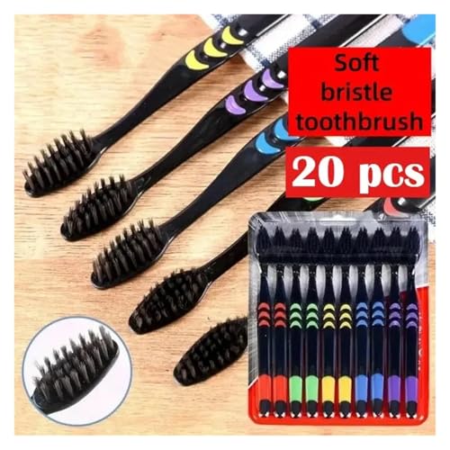 20 cepillos de dientes de cerdas suaves para adultos perfectos para viajes y casa 2