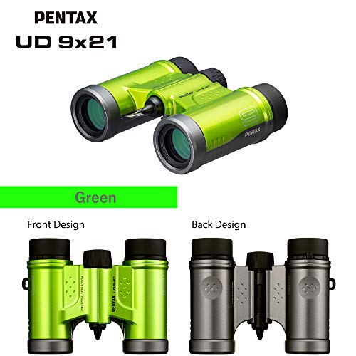Binoculares Pentax UD 9x21 Verde compactos miniatura 3