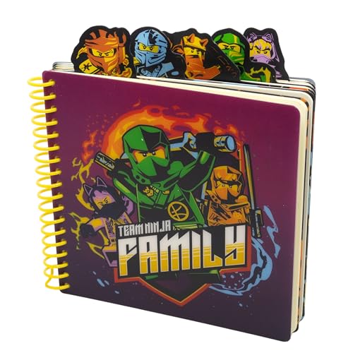 Lego Ninjago Tab Dotted Notebook carnet points avec onglets IQ
