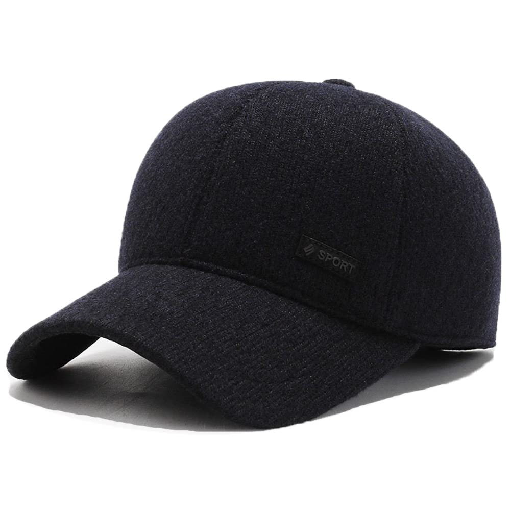 Berretto Invernale Uomo Con Fodera E Coprinuca - Fullcap Baseball Unisex Autunno/Inverno - 4