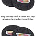 AOOOOP Car Interior Accessories for Cadillac Cup Holder Insert Coaster - Silicone Anti Slip Cup Mat for Cadillac XT4 XT5 XT6 Escalade CT5 CTS XTS CT6 ATS (Set of 2, 2.75