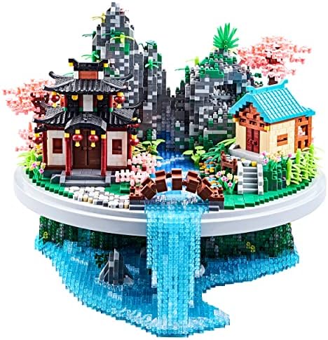 Peachtree Micro Blocks for Adults Mini Bricks Decorative Models Kit, a Chinese Ancient Famous Architecture and Collection DIY Toys Gift Set for Kids (7626 pcs)