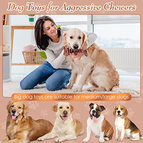 image for Fuufome Dog Chew Toys for Aggresive Chewers：Dog Toys for Large Dogs 