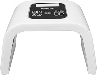 Máquina de Rosto Com Led, Máquina de Cuidados Com o Rosto de 7 Cores Claras para Uso Doméstico e Em Salão de Beleza, Equipamento de Spa Facial Reutilizável Dobrável para Clareamento da Pele, Firmeza (100-240V Plugue dos EUA)