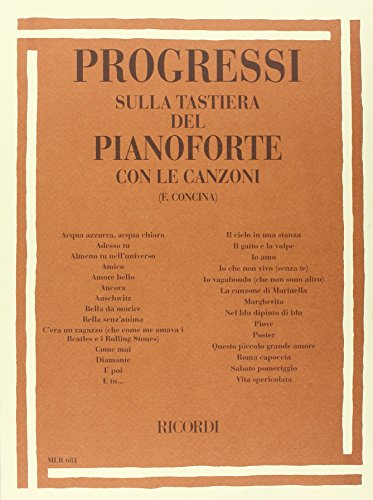 PROGRESSI SULLA TASTIERA DEL PIANOFORTE PIANO