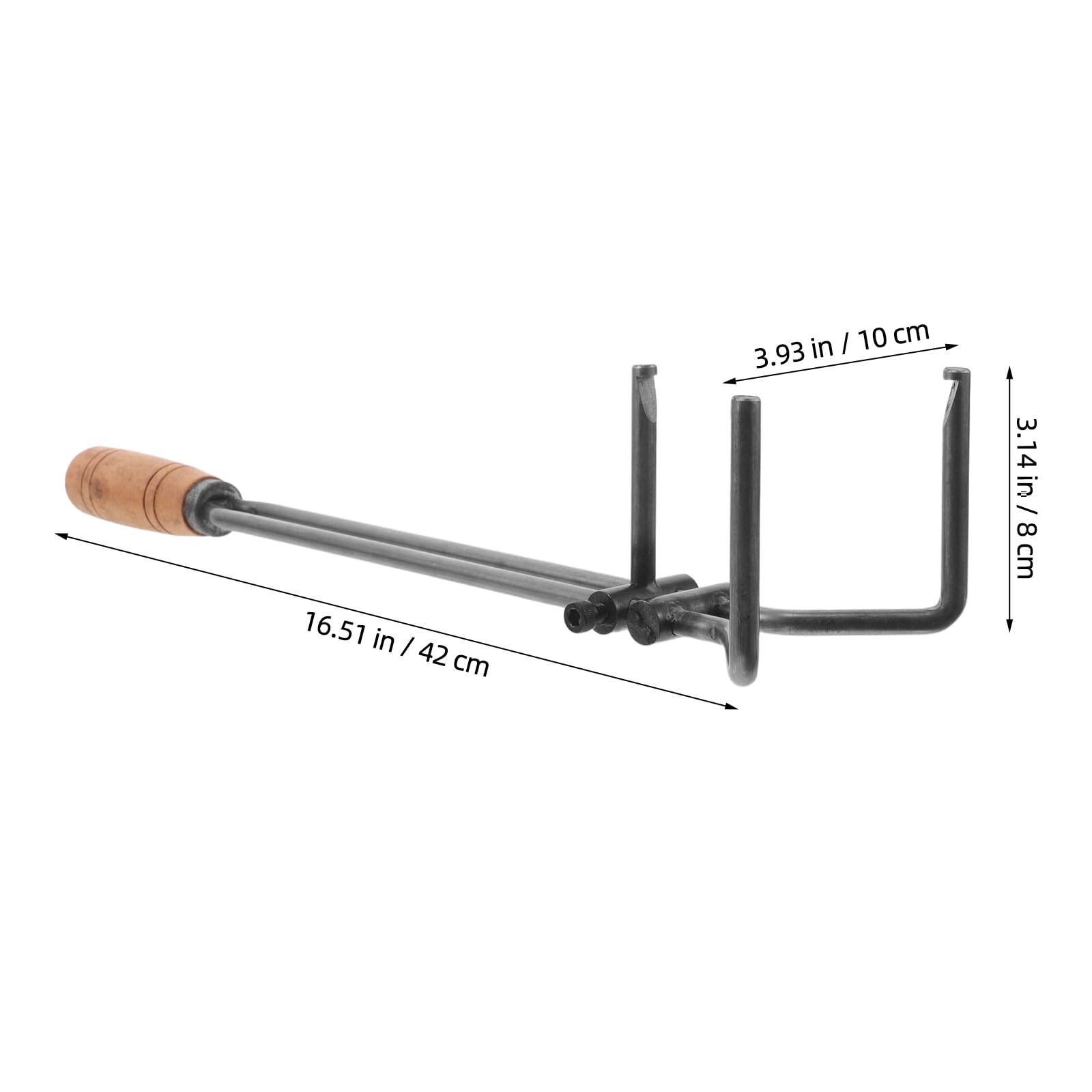 Pinzas para Recipiente de Fundición de Oro y Metales Herramienta de 43 Cm Agarre Ergonómico para Horno de Derretido