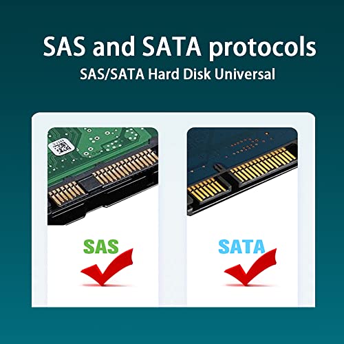 Sas Hard Drive Dock,Sas Hard Drive Enclosure,Sas To Usb 3.0 Docking Station Adapter,Sas External Hard Drive Dock,Sas Hard Disk Enclosure,Sas Hard Disk Backup Reader #TOP5