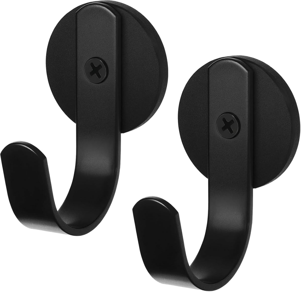 Magnetic Wreath Hanger, 2 Pack Heavy Duty Magnets with Hook for Refrigerator, Christmas Decoration Magnetic Hooks for Metal Front Door, Cruise Hook Hanger for Hanging Cabins Grill Coat Pattern