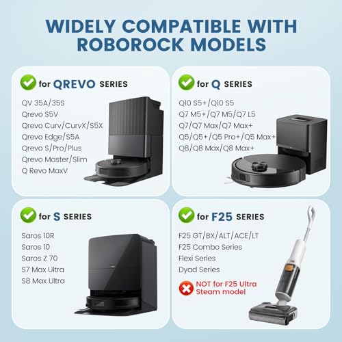 Image of CPLIKE Floor Cleaning Solution for Roborock QV 35A, Qrevo S5V, Q7 M5, Q10 S5, Saros 10, Saros 20, CurvX, F25, and All Robot Vacuums with Mopping, Tea Tree Scent, Residue & Streak Free