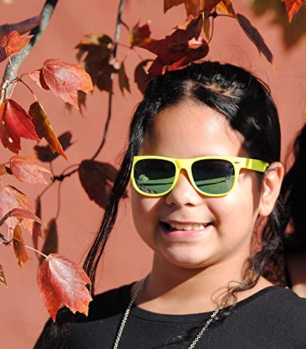 Kids Polarized Mirrored Lens Sunglasses Protect Child's Eyes Pink #TOP2