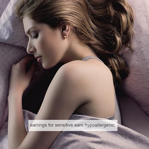 18K Gold Plated Sterling Silver Star, Heart | Screw Back Dainty Stud Earrings4