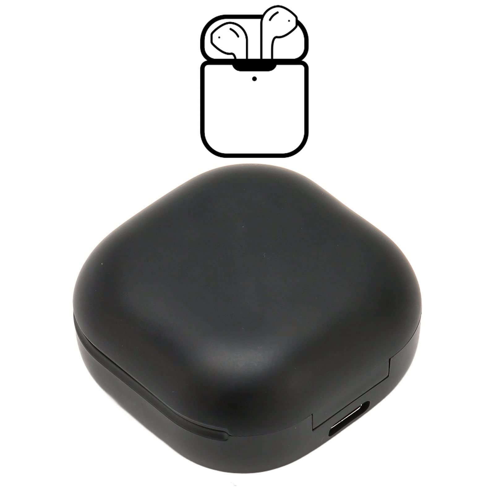 Estuche de Carga de Repuesto Compatible con Galaxy Buds 2, Caja de Carga de Auriculares Compatible con Emparejamiento BT y Carga Inalámbrica (Estuche de Carga, Auriculares No incluidos)