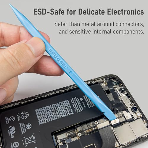 Image of HowFixit 12-in-1 Electronics Opening Tool Kit, Professional Anti-Static Spudger Set with Plastic & Metal Pry Tools for Laptop, MacBook, PC, PS4, PS5, Xbox, Switch, Controller Repair