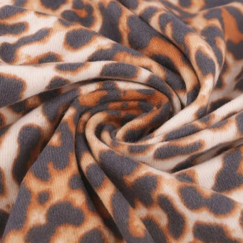 Womens Leopard Print Shawl Scarf Soft Long Double-sided Style Tassels Warm Shawl Scarves Wraps for autumn4