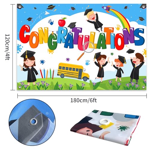 Telón de fondo para graduación 6x4 pies miniatura 2